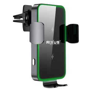 Rixus 15W Wireless Auto-Sensoring Car Mount Charger