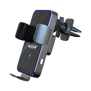 Rixus 15W Wireless Auto-Sensoring Car Mount Charger